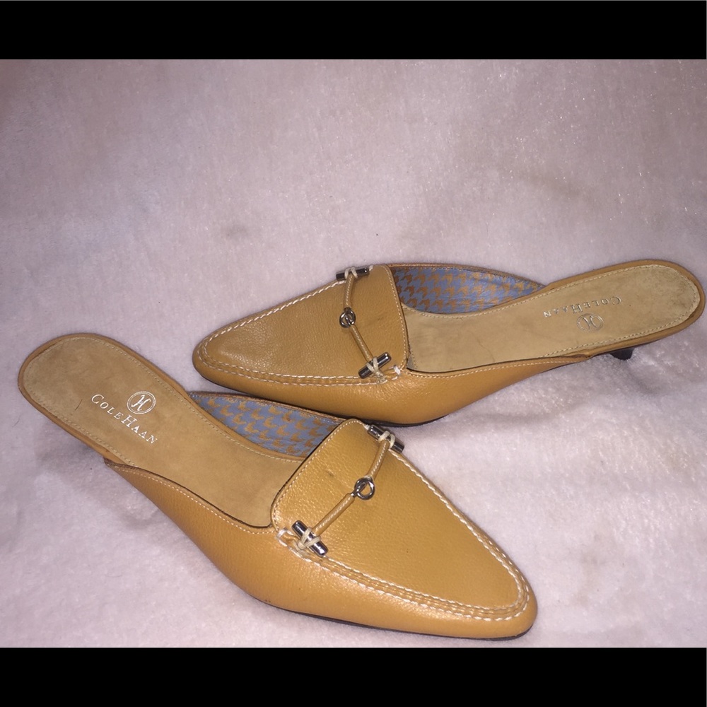 Cole Haan kitten heel mule